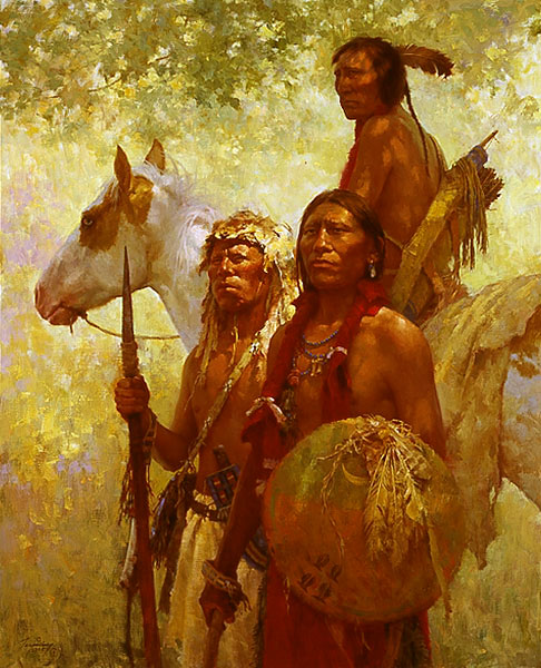 Howard Terpning - Protectors of the Cheyenne People